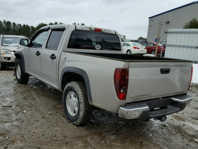 1GCDT136158214616 - 2005 CHEVROLET COLORADO SILVER photo 3