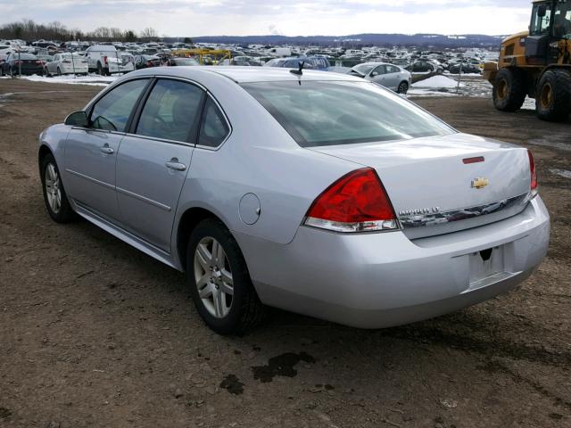 2G1WB5EN5A1188373 - 2010 CHEVROLET IMPALA LT SILVER photo 3