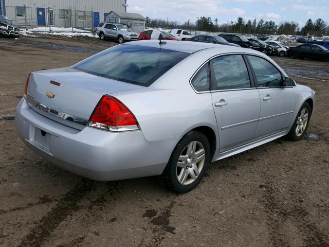 2G1WB5EN5A1188373 - 2010 CHEVROLET IMPALA LT SILVER photo 4