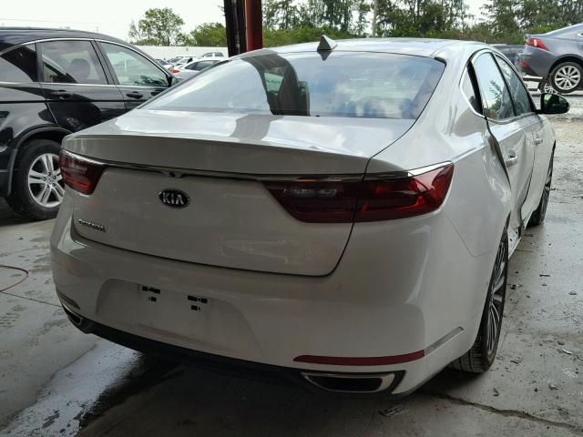 KNALB4J12H5060654 - 2017 KIA CADENZA PR WHITE photo 4