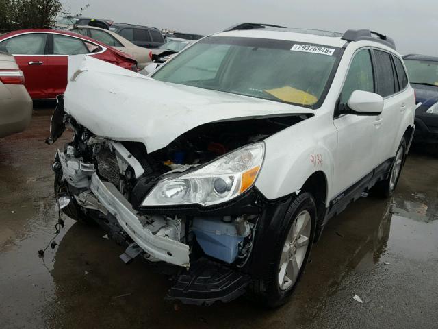 4S4BRBKC3D3216586 - 2013 SUBARU OUTBACK 2. WHITE photo 2