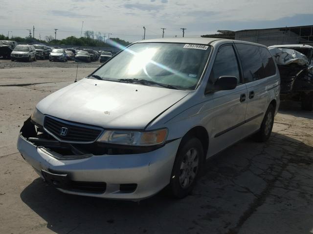 2HKRL18501H527738 - 2001 HONDA ODYSSEY LX SILVER photo 2