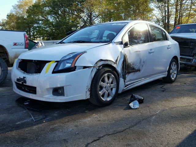 3N1AB6AP5BL661478 - 2011 NISSAN SENTRA 2.0 WHITE photo 2