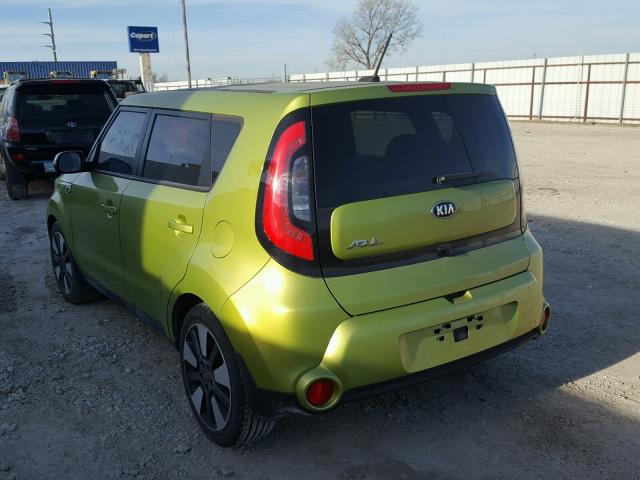 KNDJX3A53E7730950 - 2014 KIA SOUL ! GREEN photo 3