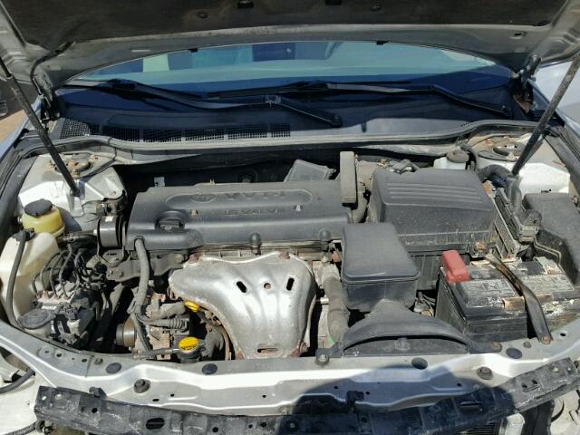 4T1BE46K67U183011 - 2007 TOYOTA CAMRY NEW SILVER photo 7