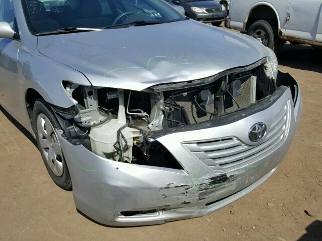 4T1BE46K67U183011 - 2007 TOYOTA CAMRY NEW SILVER photo 9