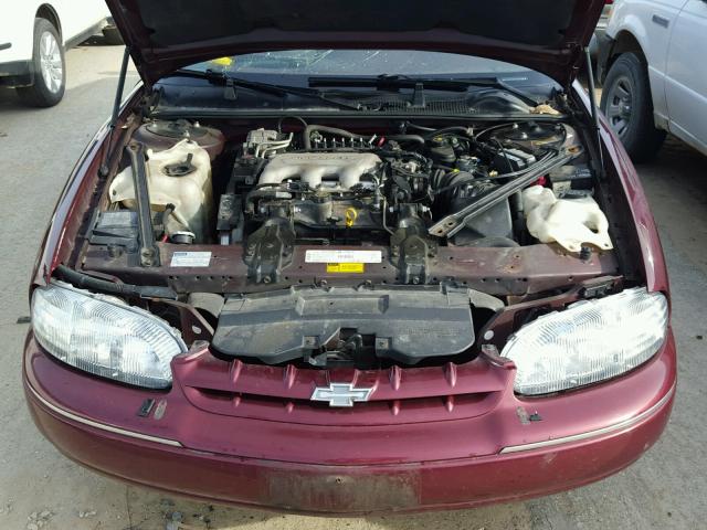 2G1WL52M7V9338693 - 1997 CHEVROLET LUMINA BAS BURGUNDY photo 7