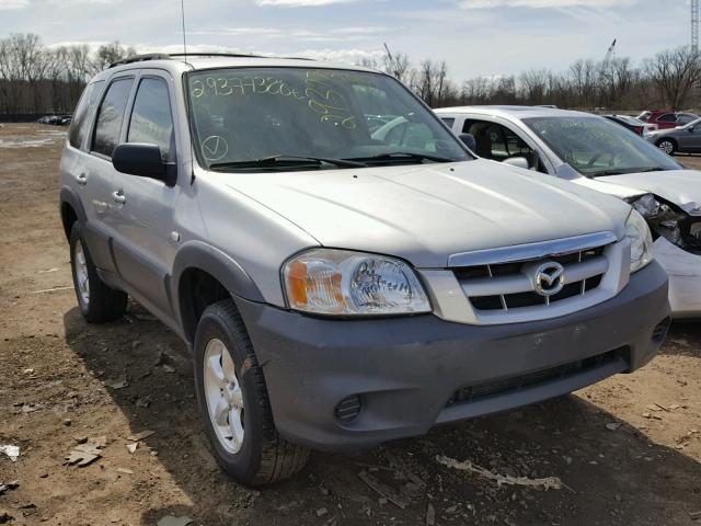 4F2YZ92Z36KM21183 - 2006 MAZDA TRIBUTE I SILVER photo 1