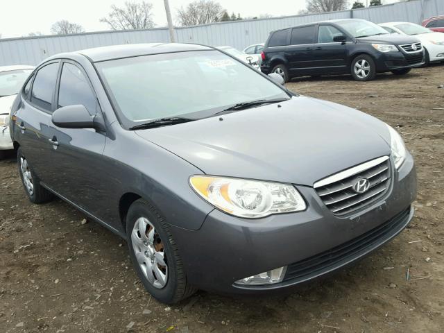 KMHDU46D98U279570 - 2008 HYUNDAI ELANTRA GL GRAY photo 1