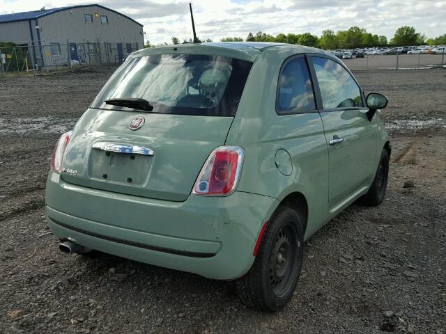 3C3CFFAR4CT382802 - 2012 FIAT 500 POP GREEN photo 4