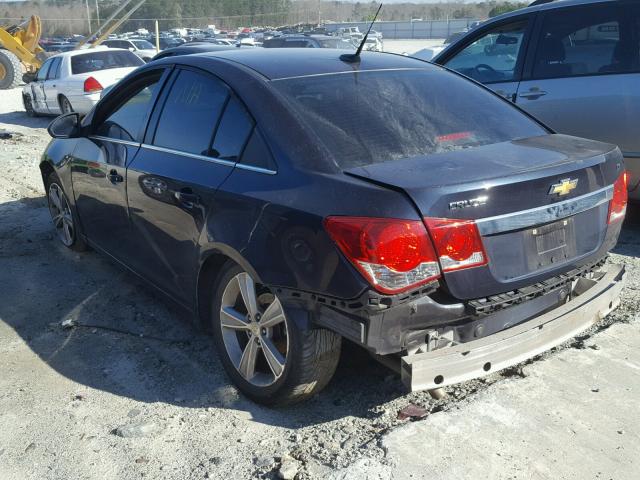 1G1PE5SB6E7280848 - 2014 CHEVROLET CRUZE LT BLUE photo 3