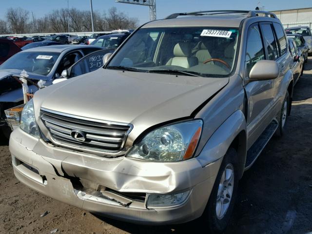 JTJBT20XX70147510 - 2007 LEXUS GX 470 GOLD photo 2