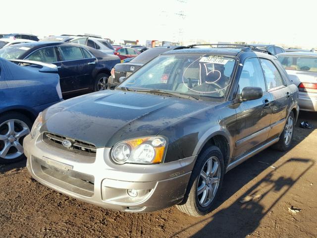 JF1GG68595H811257 - 2005 SUBARU IMPREZA OU GREEN photo 2