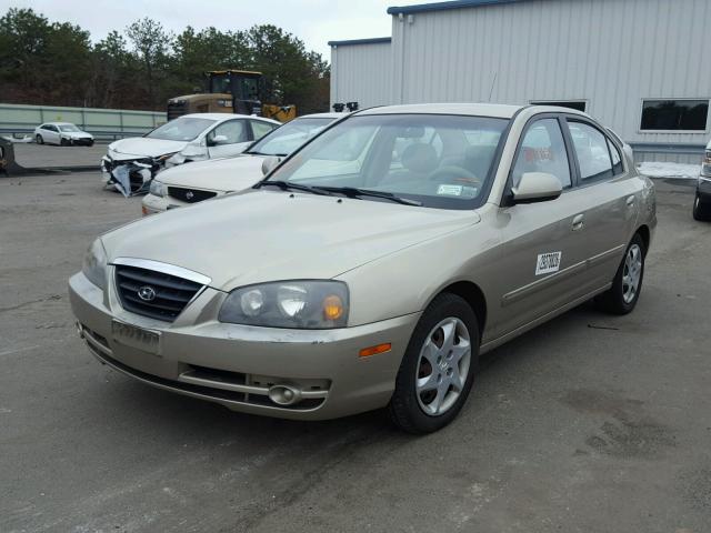 KMHDN46D65U961315 - 2005 HYUNDAI ELANTRA GL BEIGE photo 2