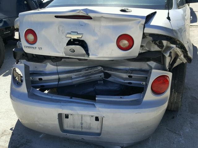 1G1AL15FX67647447 - 2006 CHEVROLET COBALT LT SILVER photo 9