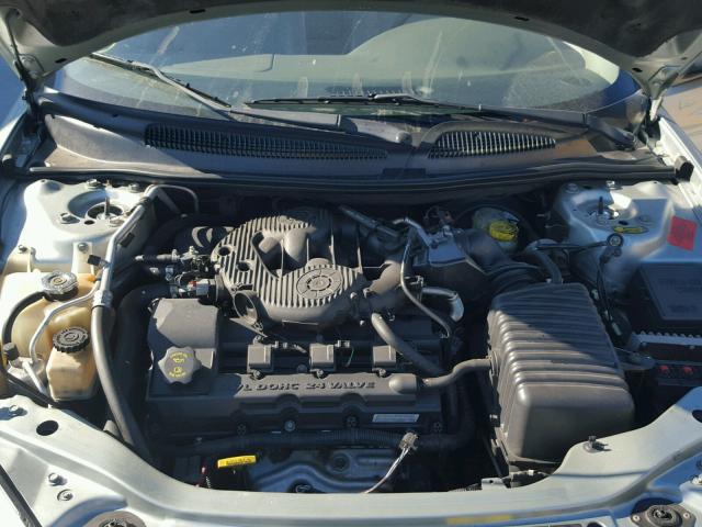 1C3EL66R35N579909 - 2005 CHRYSLER SEBRING LI GREEN photo 7