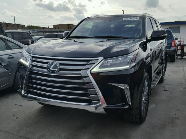 JTJHY7AX6G4199796 - 2016 LEXUS LX 570 BLACK photo 2