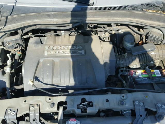 5FNYF28117B044062 - 2007 HONDA PILOT LX GREEN photo 7