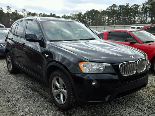 5UXWX5C59BL708032 - 2011 BMW X3 XDRIVE2 BLACK photo 1