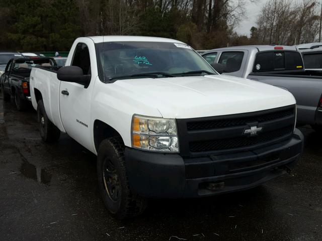 1GCEK14C19Z286427 - 2009 CHEVROLET SILVERADO WHITE photo 1