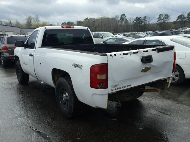 1GCEK14C19Z286427 - 2009 CHEVROLET SILVERADO WHITE photo 3