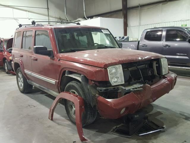 1J8HH58256C230941 - 2006 JEEP COMMANDER RED photo 1