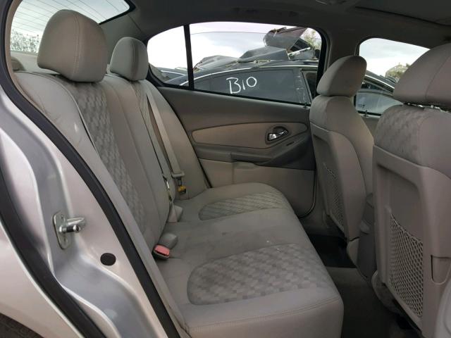 1G1ZT54814F181178 - 2004 CHEVROLET MALIBU LS ვერცხლისფერი ფოტო 6