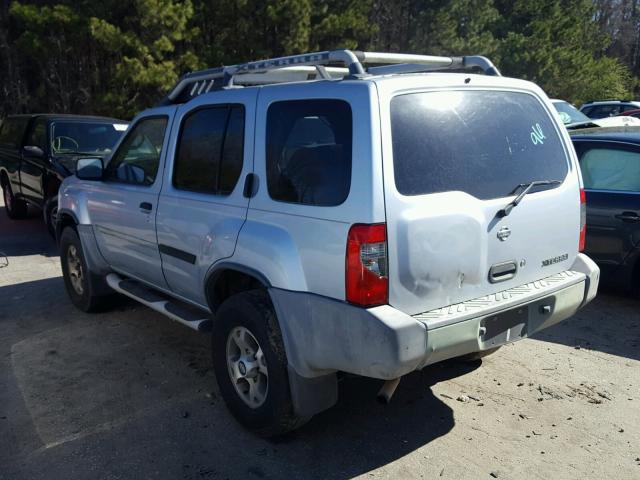 5N1ED28T41C528818 - 2001 NISSAN XTERRA XE SILVER photo 3