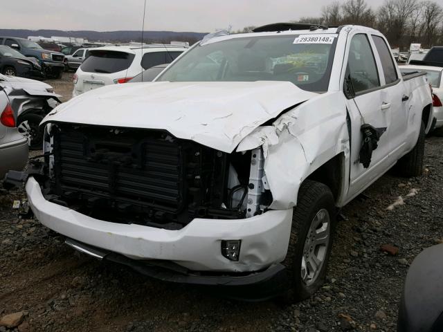 1GCVKREC9HZ159808 - 2017 CHEVROLET SILVERADO WHITE photo 2