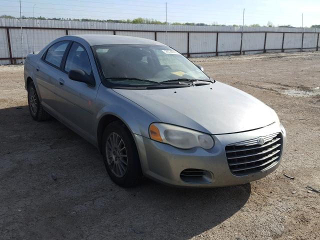 1C3EL46X85N586521 - 2005 CHRYSLER SEBRING SILVER photo 1