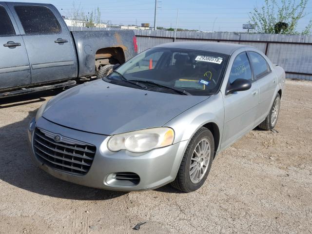 1C3EL46X85N586521 - 2005 CHRYSLER SEBRING SILVER photo 2