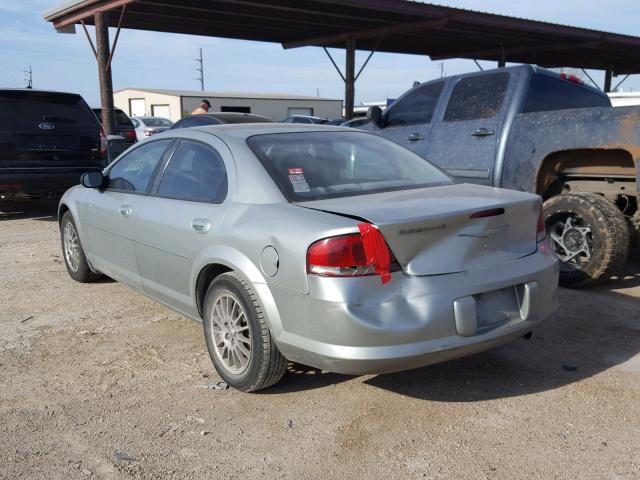 1C3EL46X85N586521 - 2005 CHRYSLER SEBRING SILVER photo 3