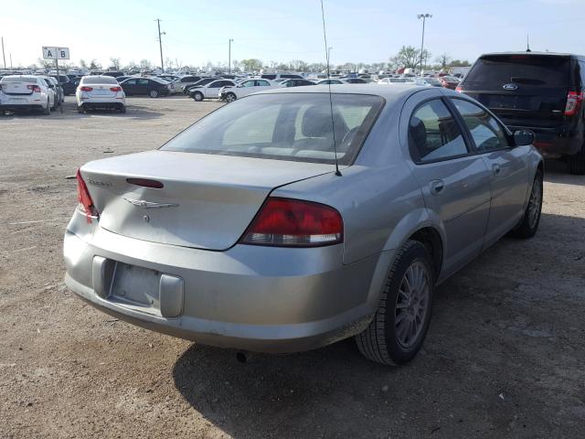 1C3EL46X85N586521 - 2005 CHRYSLER SEBRING SILVER photo 4