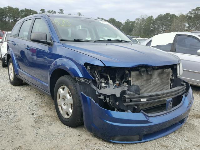 3D4GG47B29T529865 - 2009 DODGE JOURNEY SE BLUE photo 1