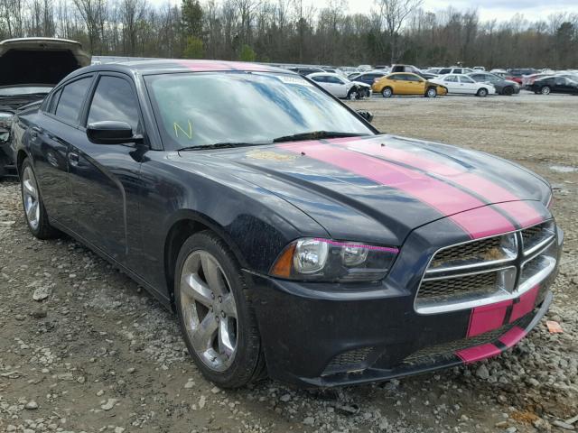 2C3CDXBG1EH279485 - 2014 DODGE CHARGER SE BLACK photo 1