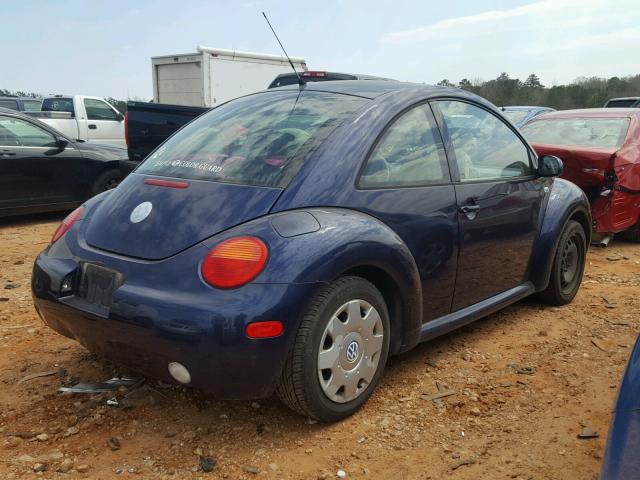 3VWCB21C42M433605 - 2002 VOLKSWAGEN NEW BEETLE 蓝色 照片 4