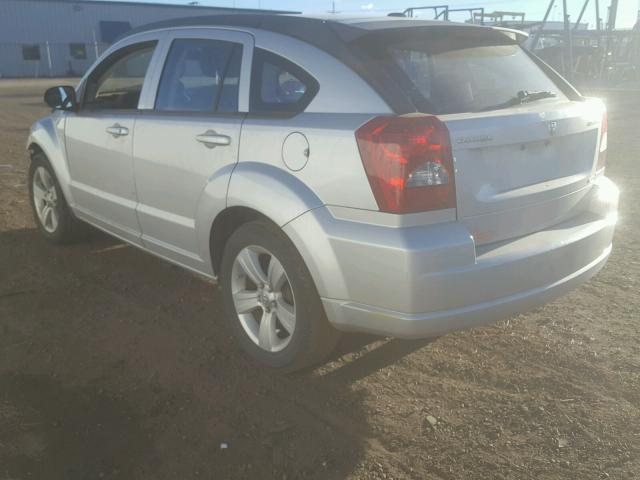 1B3CB4HA1AD664329 - 2010 DODGE CALIBER SX SILVER photo 3