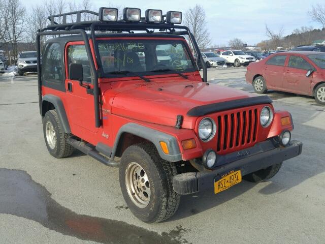 1J4FY19S2VP507634 - 1997 JEEP WRANGLER / RED photo 1