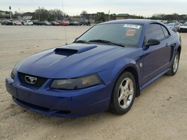 1FAFP40604F187637 - 2004 FORD MUSTANG BLUE photo 2