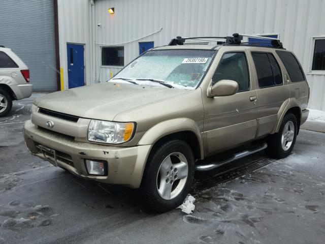 JNRDR09Y12W255580 - 2002 INFINITI QX4 BEIGE photo 2