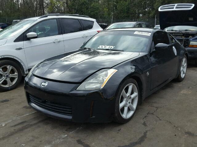 JN1AZ34E33T015177 - 2003 NISSAN 350Z COUPE BLACK photo 2