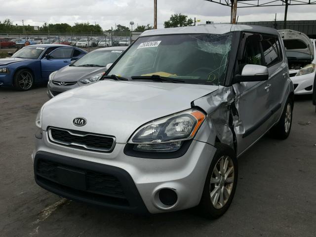 KNDJT2A63C7459481 - 2012 KIA SOUL + SILVER photo 2