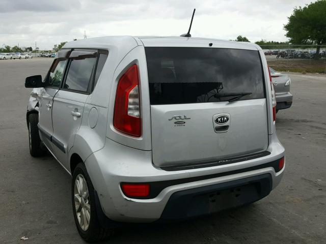 KNDJT2A63C7459481 - 2012 KIA SOUL + SILVER photo 3
