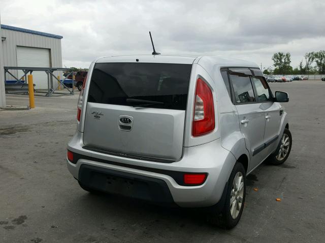 KNDJT2A63C7459481 - 2012 KIA SOUL + SILVER photo 4
