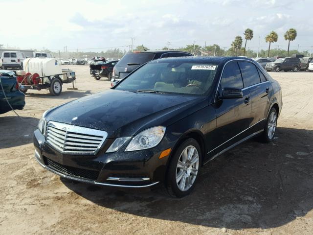 WDDHF5KB7DA707213 - 2013 MERCEDES-BENZ E 350 BLACK photo 2