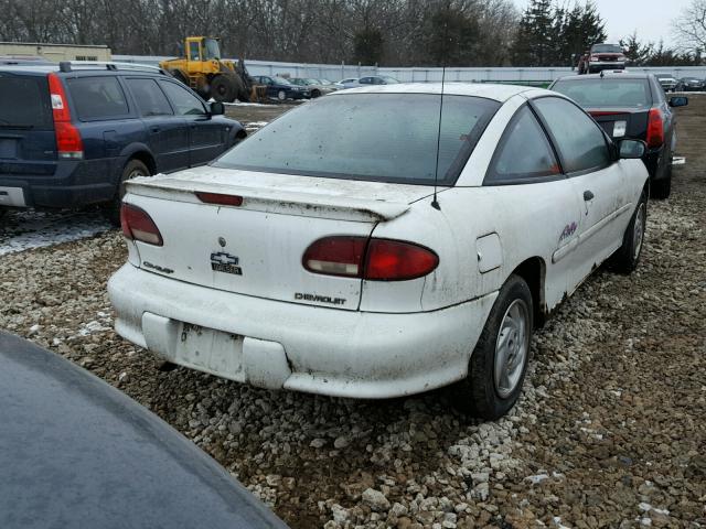 1G1JC1249WM103879 - 1998 CHEVROLET CAVALIER B WHITE photo 4