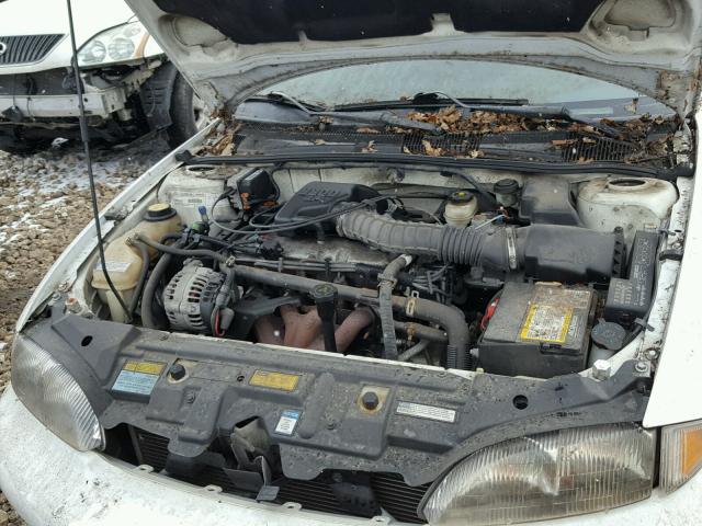 1G1JC1249WM103879 - 1998 CHEVROLET CAVALIER B WHITE photo 7