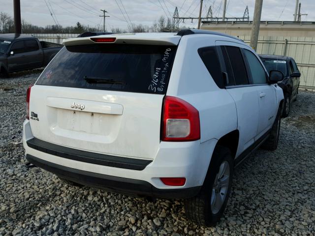1J4NF1FB1BD164642 - 2011 JEEP COMPASS SP WHITE photo 4