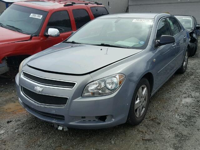 1G1ZG57B28F170403 - 2008 CHEVROLET MALIBU LS BLUE photo 2