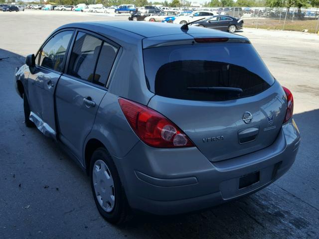 3N1BC13E58L433991 - 2008 NISSAN VERSA S SILVER photo 3